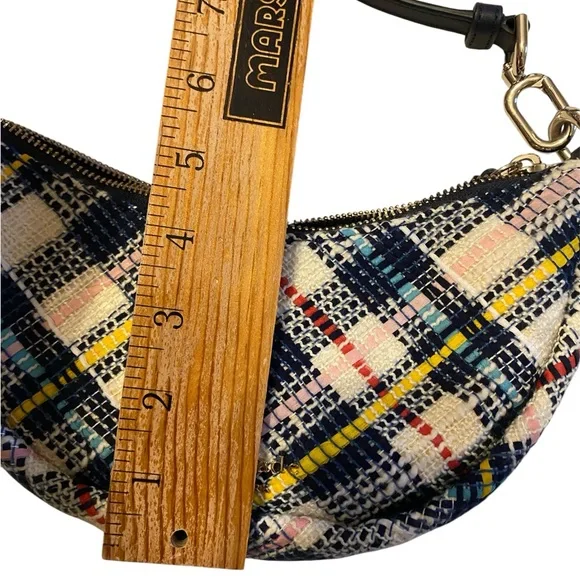 Kate Spade Smile Plaid Tweed Small Crossbody - Picture 14 of 15